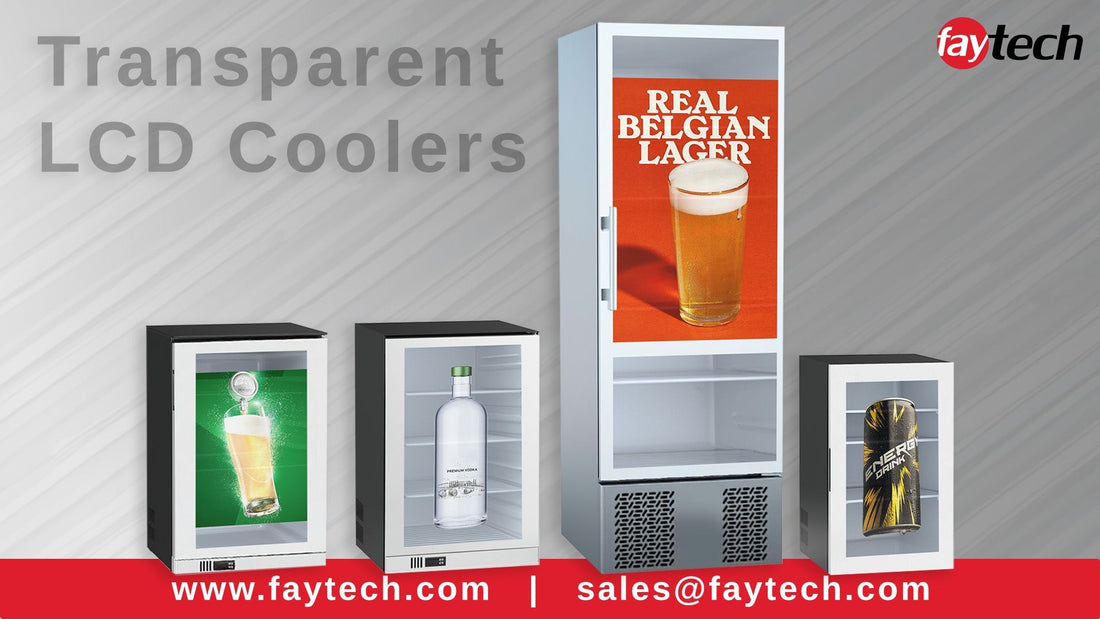 Redefine Retail Displays with faytech’s Transparent LCD Cooler Solutions