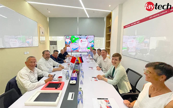 German delegation visits faytech in Shenzhen!