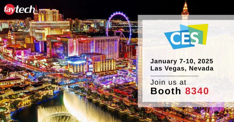 faytech at CES 2025 in Las Vegas, Nevada