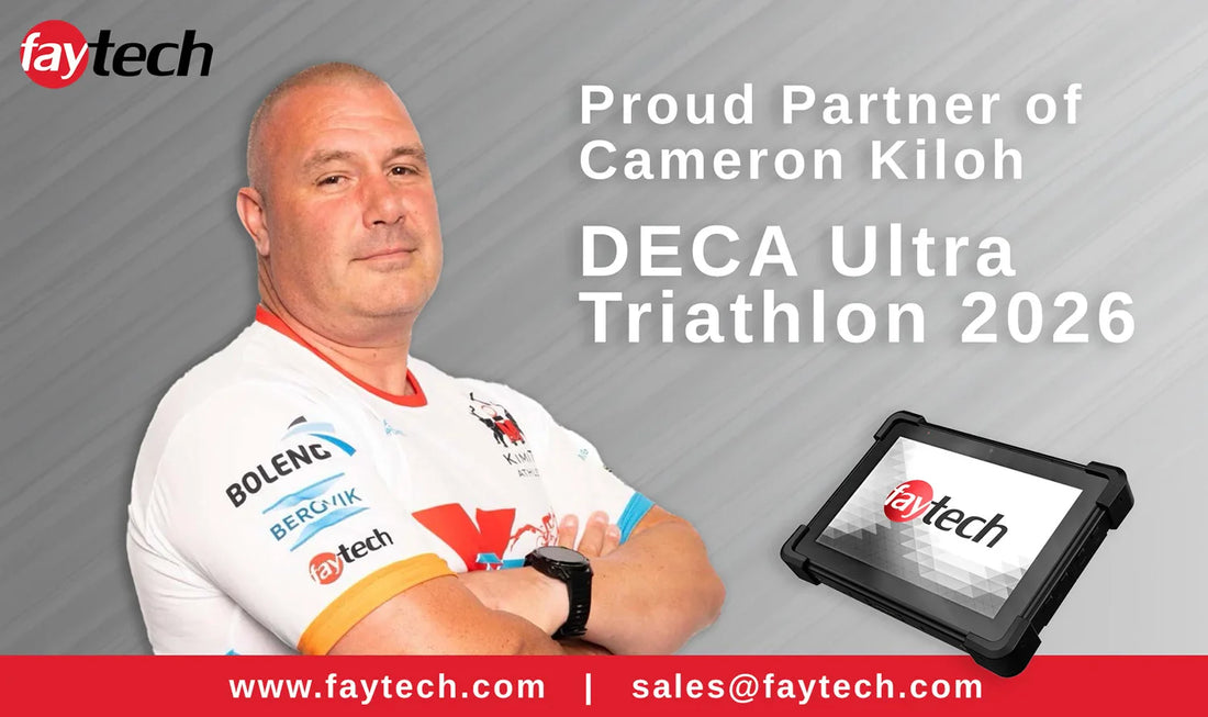 faytech Proudly Partners with DECA Ultra Triathlon, Supporting Cameron Kiloh’s Journey to Glory!