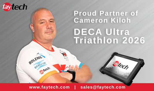 faytech Proudly Partners with DECA Ultra Triathlon, Supporting Cameron Kiloh’s Journey to Glory!